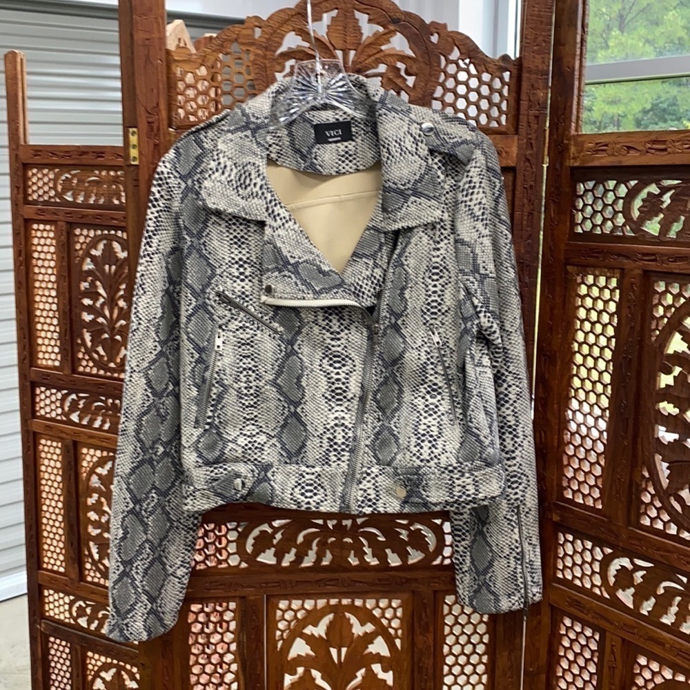 Vici Animal Print Jacket